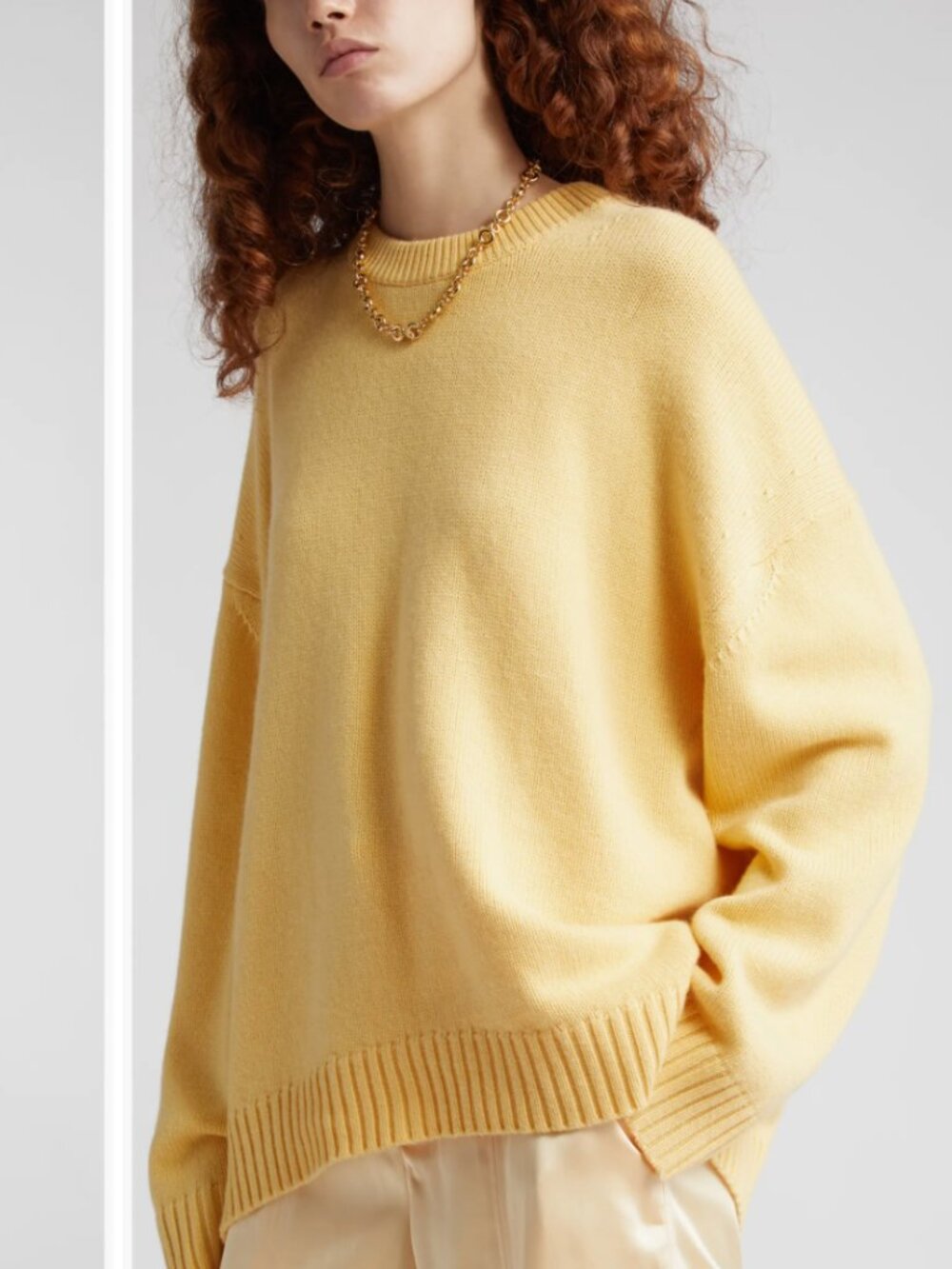 A.L.C. Ayden Cashmere & Wool Sweater - Butter Yellow